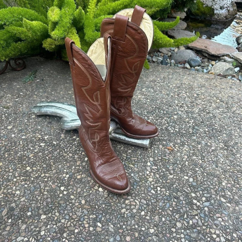 Classic Brown Cowboy Boots